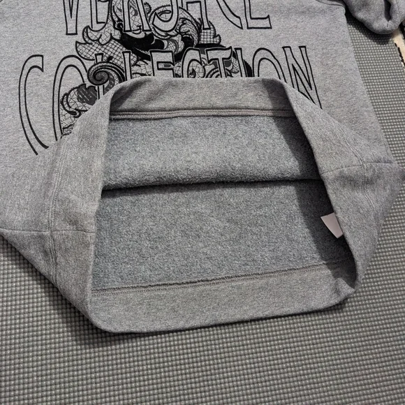 Versace Collection Gray Crewneck Sweatshirt with Black Graphic Logo - Picture 7 of 13